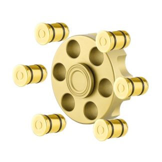 Fidget Spinner Toy Stress Reducer Anti-Anxiety Toy for Children and Adults,  About 7 Minutes Rotation Time, Stainless St