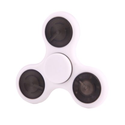 Glowing Fidget Spinner Toy Tri-Spinner Stress Reducer Anti-Anxiety Toy with LED Light for Children and Adults, About 1 M