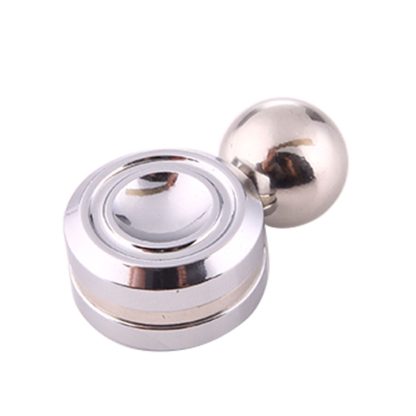 Orbiter Fidget Spinner Magnetic Orbit Ball Toy Stress Reducer Anti-Anxiety Toy(Silver) - Image 2