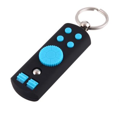 2 in 1 Fidget Spinner Finger  Gyro + Fidget Cube Relieves Stress Anti-Anxiety Toy with Keychain, About 1.5 Minutes Rotat - Image 2