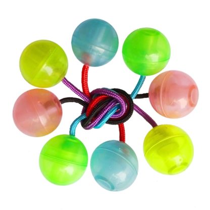 Glowing Fluorescent Finger Fingertips Yo-Yo Ball Finger Extreme Movement Decompression EDC Toy (Blue) - Image 3