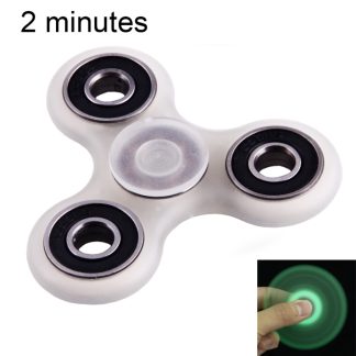 Fidget Spinner Toy Stress Reducer Anti-Anxiety Toy with Fluorescent Light for Children and Adults, 2 Minutes Rotation Ti