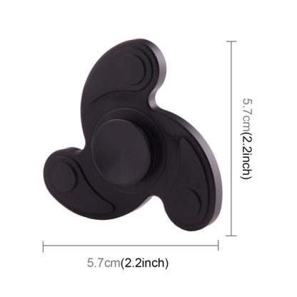 Fidget Spinner Toy Stress Reducer Anti-Anxiety Toy for Children and Adults, 3 Minutes Rotation Time, Aluminum Three Leav - Image 3