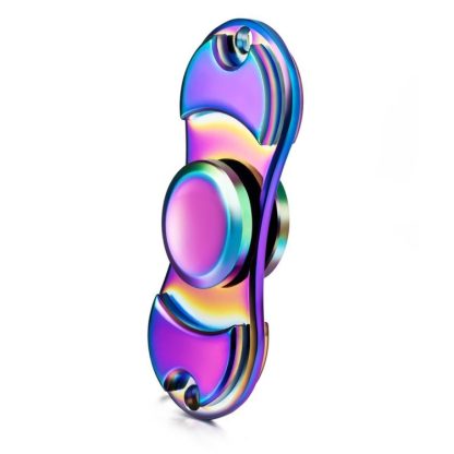 Fidget Spinner Toy Stress Reducer Anti-Anxiety Toy for Children and Adults, 3 Minutes Rotation Time, Small Steel Beads B