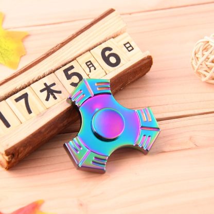 T7 Fidget Spinner Toy Stress Reducer Anti-Anxiety Toy for Children and Adults, 4 Minutes Rotation Time,  Steel Beads Bea - Image 2