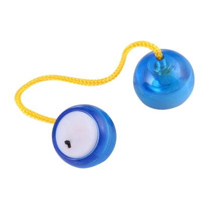 Glowing Multicolor Light Finger Fingertips Yo-Yo Ball Finger Extreme Movement Decompression EDC Toy(Blue)