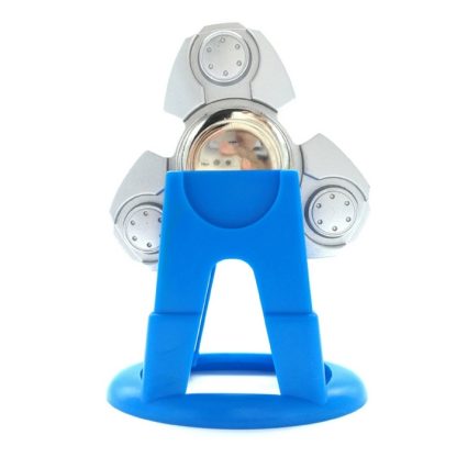 100 PCS Plastic Desk Display Rack Rotating Holder for Fidget Spinner(Blue) - Image 3