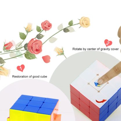 Zhisheng Fluorescent 6-color Love Box 3rd-Order Brain Magic Cube - Image 3