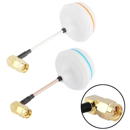 5.8GHz Right Angle SMA Male Gain Antenna for FPV Aerial Photo RC Airplane - Image 2