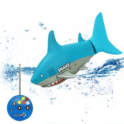 3310B 3CH 27MHz / 40 MHz RC Mini Shark with Remote Control(Baby Blue)