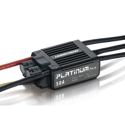 Hobbywing Platinum Series Professional 50A 2-6S High Performance ESC Platinum-50A-V3 - Image 2