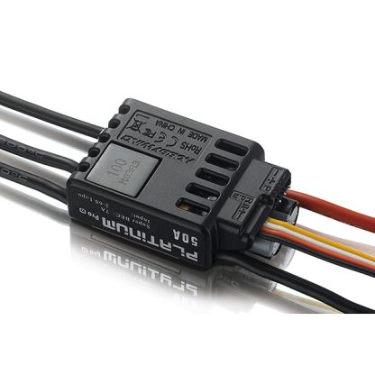 Hobbywing Platinum Series Professional 50A 2-6S High Performance ESC Platinum-50A-V3 - Image 3