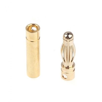 10 Pairs 4.0mm Copper Bullet Banana Plug Connectors Male + Female for RC Motor ESC Battery Part - Image 2