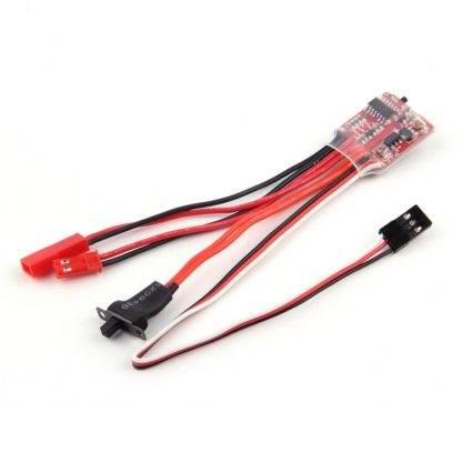 RC ESC 20A Brush Motor Speed Controller with Brake for RC Car / Boat / Tank - Image 2