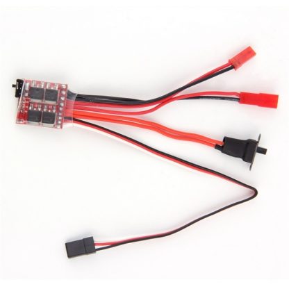 RC ESC 20A Brush Motor Speed Controller with Brake for RC Car / Boat / Tank - Image 3