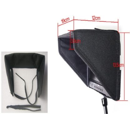 Nylon Cloth Sun Hood Shade Visor for 7 inch LCD Monitor Display - Image 3