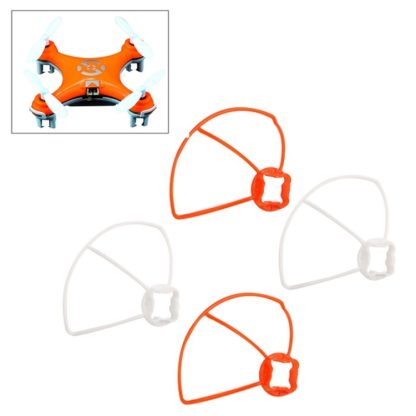 Propeller Protection Cover For Cheerson CX-10 RC Quadcopter (Red+White)