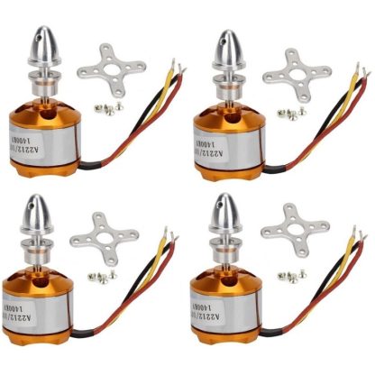 4 PCS A2212 Brushless Outrunner Motor 1400KV for Quadcopter / Airplane / Aircraft - Image 3