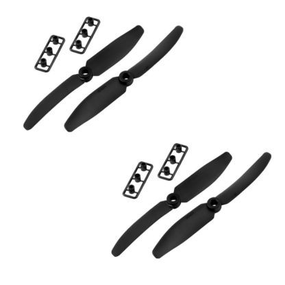 2 Pairs 5040 ABS Propeller Props CW CCW for Quadcopter QAV250(Black)