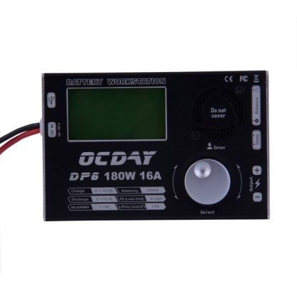 OCDAY 180W 16A DP6 Battery Balance Charger 1-6s for Quadcopter / Helicopter(Black) - Image 3