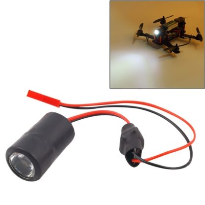 3W High Power Super Bright LED Lamp Illuminator 7-17V Night Navigation for FPV(Pure White Light)