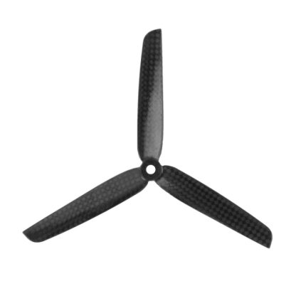 2 Pairs 6x3.3 6033 Carbon Fiber 3-Leaf Propellers CW/CCW for 250mm Multirotor(Black) - Image 3