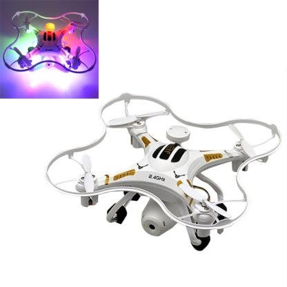 X106V 2.4G 6 Axis 4CH RC Quadcopter Drone with 5MP Camera, Support 360 Degree Rotation and 1080P Video(White)