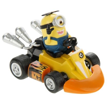 Despicable Me Wind-up Spring Racing Toy Car for Children (Yellow + Orange)