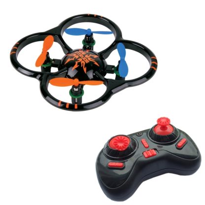 NH207 UFO 2.4G 4CH 6-axis Mini RC Quadcopter with Light(Black)