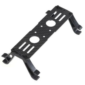ATG Carbon Fiber Battery Plate Board + 10mm Hook Mount Kit for Quad Hexa Copter