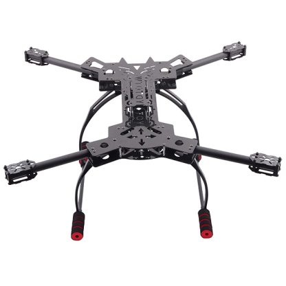 HJ-H4 Reptile 4 Axis Quadcopter Carbon Fiber Folding Frame Kit with Landing Gear(Black) - Image 3