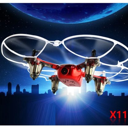 X11 4-Channel 360 Degree Flips 2.4GHz Radio Control Quadcopter with 6-axis Gyro / LED(Red)