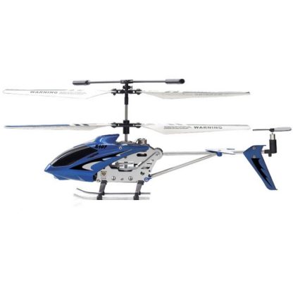 S107G 3-Channel Alloy Remote Control Helicopter with LED / Gyro(Blue) - Image 3