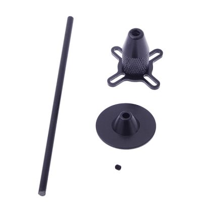 GPS Folding Base Antenna Set Fitting Seat Foldable Holder for FPV Multirotor Quadcopter(Black)