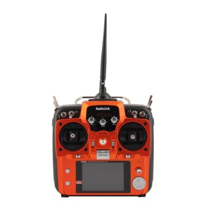 Radiolink AT10 10 Channel 2.4GHz Radio Remote Control Transmitter with R10D Receiver for RC(Yellow)