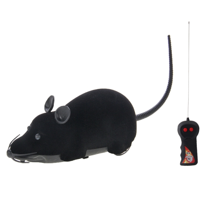 Electronic Fun Mini Mice Prank Toy with Remote Control(Black)