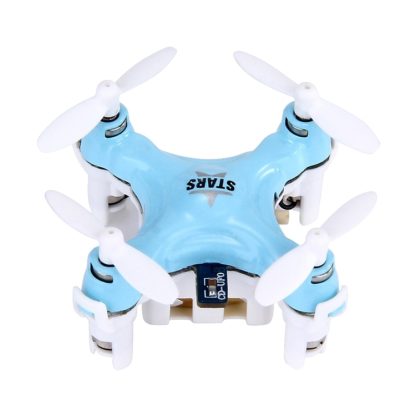 CX-STARS 4CH 6-Axis Gyro Mini Helicopter 360 Degree 3D Roll Drone 2.4GHz Radio Control Quadcopter with LED Light(Blue) - Image 2