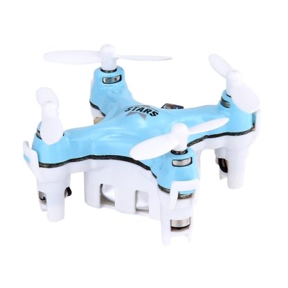 CX-STARS 4CH 6-Axis Gyro Mini Helicopter 360 Degree 3D Roll Drone 2.4GHz Radio Control Quadcopter with LED Light(Blue) - Image 3