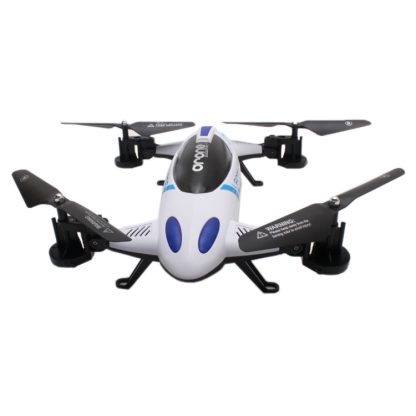 L6055 Two Mode Flying & Car Mode 2.4GHz 4CH 6 Axis Drone RC Quadcopter with Remote Control(White) - Image 2