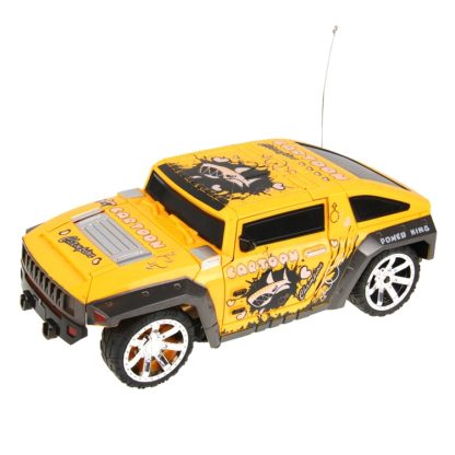 Superior Radio Control Transfiguration Toy Car 360 Degrees Spin Remote Control Stunt Robot Car(Yellow) - Image 2