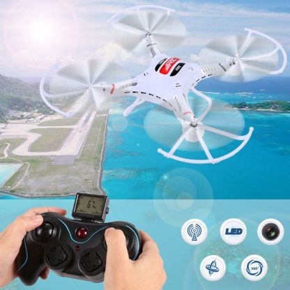 JJR/C H8C-2 6-axis Gyro 4-Channel 2.4GHz RC Mini Quadcopter with 2.0MP Camera(White)