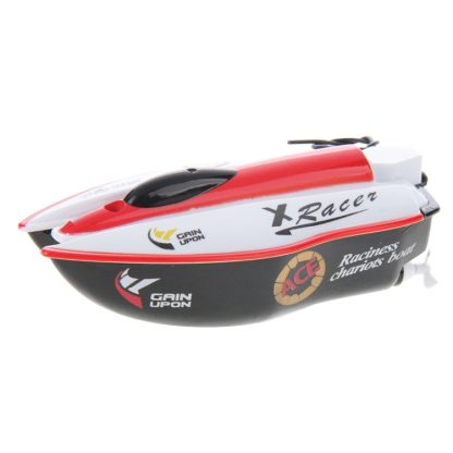 High Speed 27MHz Mini Remote Control Racing Boat Water Playing Toy, Size: 110mm x 54mm x 40mm(Red) - Image 2