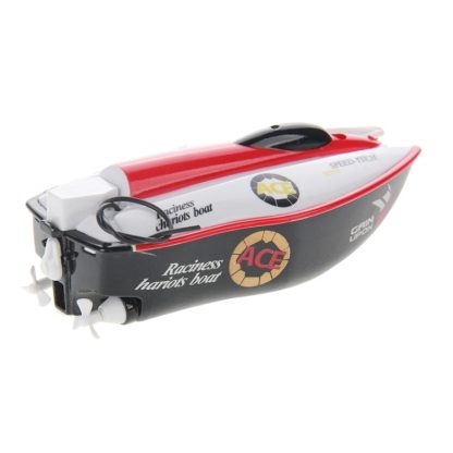 High Speed 27MHz Mini Remote Control Racing Boat Water Playing Toy, Size: 110mm x 54mm x 40mm(Red) - Image 3