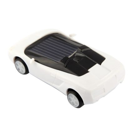 Solar Power Mini Plastic Roadster(White) - Image 3