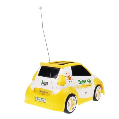 Solar Powered / USB Rechargeable Remote Control Car Toys(Yellow) - Image 3