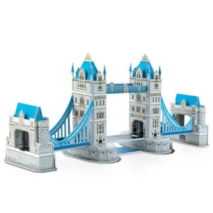 3D Puzzle Tower Bridge Model Card Kit (41x)