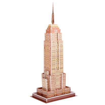 3D Puzzle American Empire State Building Model Card Kit (39pcs) - Image 3