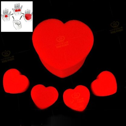 Magic Trick Toy - Jumbo Sponge Heart, Special for Valentines Day Gifts