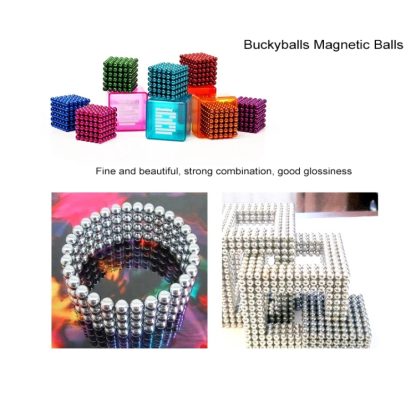 216 PCS Buckyballs Magnetic Balls / Magic Puzzle Magnet Balls(Blue) - Image 3