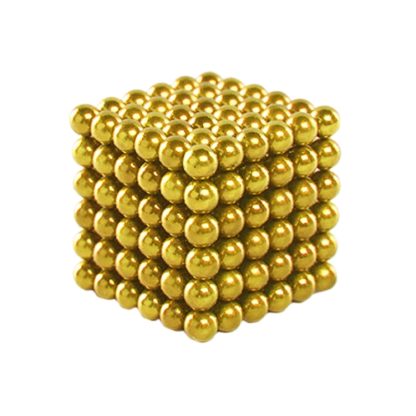 216 PCS Buckyballs Magnetic Balls / Magic Puzzle Magnet Balls(Gold)